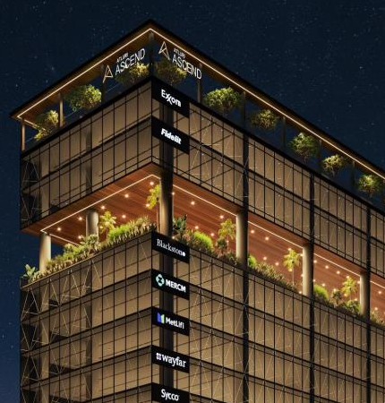 Atluri Ascend, HITEC City, at night